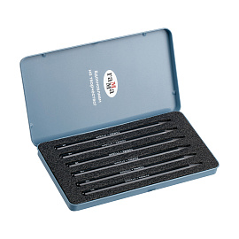 Набор карандашей цельнографитных ч/г Гамма "Студия" 6шт., 6B-2H, метал. упаковка