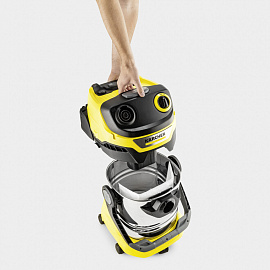 Пылесос Karcher WD 5 S V-25/5/22 желтый (1.628-350.0)
