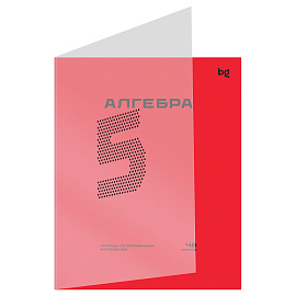 Тетрадь предметная 48л. BG "Перфокарта" - Алгебра, пластиковая обложка