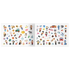 Альбом с наклейками ТРИ СОВЫ "250 наклеек. Профессии", А5, 250шт., 6стр.