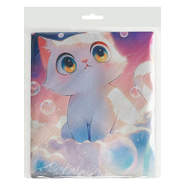 Мешок для обуви 1 отделение ArtSpace "Anime kittens", 340*420мм, карман