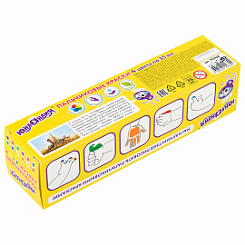 Краски пальчиковые для малышей от 1 года, классические цвета, 4 по 35 мл, ЮНЛАНДИЯ, 192568