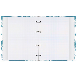 Тетрадь на кольцах А5, 160л., BG "Fluid art", глянцевая ламинация