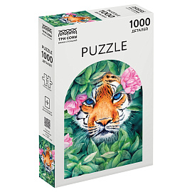 Пазл 1000 эл. ТРИ СОВЫ "Акварельный тигр