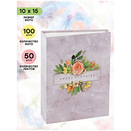 Фотоальбом 100 фото 10*15см, ArtSpace "Tenderness