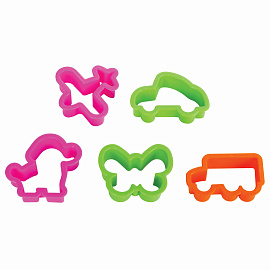 Формочки для лепки 10 штук и скалка ЮНЛАНДИЯ, европодвес, 229621 фото Формочки для лепки 10 штук и скалка ЮНЛАНДИЯ, европодвес, 229621