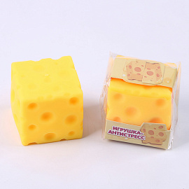 Игрушка-антистресс "СЫР", 6 см, дисплей, JOLLY JOT (ДЖОЛЛИ ДЖОТ), 665807 фото Игрушка-антистресс "СЫР", 6 см, дисплей, JOLLY JOT (ДЖОЛЛИ ДЖОТ), 665807