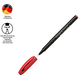 Ручка капиллярная Schneider "Topliner 967" красная, 0,4мм