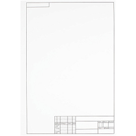 Папка для черчения А3, 10л., BG, с вертикальной рамкой, 160г/м2 фото Папка для черчения А3, 10л., BG, с вертикальной рамкой, 160г/м2