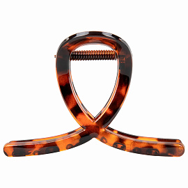 Краб для волос 8 см, глянцевый, черепаховый, MONTE VITA (МОНТЕ ВИТА), 457008