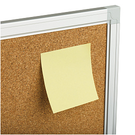 Самоклеящийся блок OfficeSpace, 76*76мм, 400л., пастельный желтый