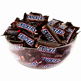 Шоколадный батончик Snickers мини 180 г