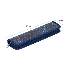 Пенал для кистей ArtSpace "Galaxy", 270*68мм, ламинированный картон фото Пенал для кистей ArtSpace "Galaxy", 270*68мм, ламинированный картон