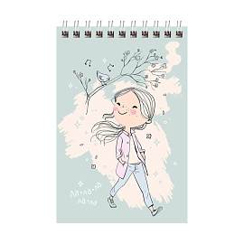 Блокнот А6 40л. на гребне BG "Отличный день