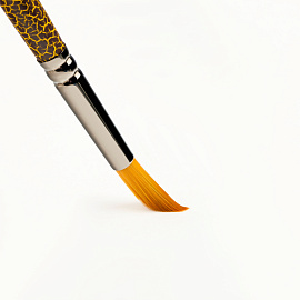 Кисть художественная синтетика Гамма "Safari", круглая №8, средняя ручка