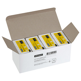 Зажимы для бумаг 25мм, OfficeSpace, 12шт., черные, картонная коробка