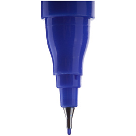 Маркер перманентный двухсторонний OfficeSpace синий, пулевидный, 0,8/2,0мм