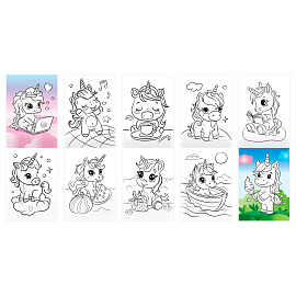 Раскраска А5, 10 стр. ТРИ СОВЫ "Для девочек