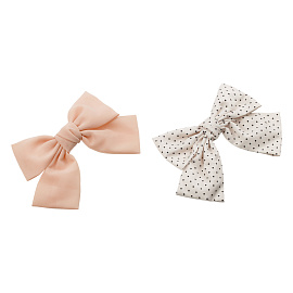 Заколка для волос MESHU, бант, светлый, ассорти, 14*12см, европодвес фото Заколка для волос MESHU, бант, светлый, ассорти, 14*12см, европодвес