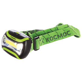 Фонарь налобный светодиодный Космос 3W COB на батарейках (KOC-H3WCOBLED)