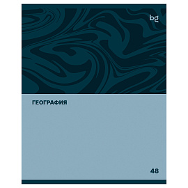 Тетрадь предметная 48л. BG "Single colour" - География, эконом