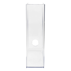 Лоток для бумаг вертикальный СТАММ "Актив", прозрачный, ширина 70мм фото Лоток для бумаг вертикальный СТАММ "Актив", прозрачный, ширина 70мм