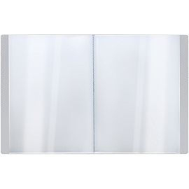 Папка с 10 вкладышами СТАММ "Кристалл" А4, 9мм, 600мкм, пластик, бесцветная