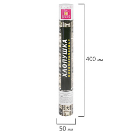 Хлопушка пневматическая 40 см "DOLLARS", бумага, наполнитель "доллары", ЗОЛОТАЯ СКАЗКА, 592463 фото Хлопушка пневматическая 40 см "DOLLARS", бумага, наполнитель "доллары", ЗОЛОТАЯ СКАЗКА, 592463