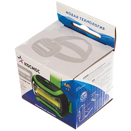 Фонарь налобный светодиодный Космос 3W COB на батарейках (KOC-H3WCOBLED)