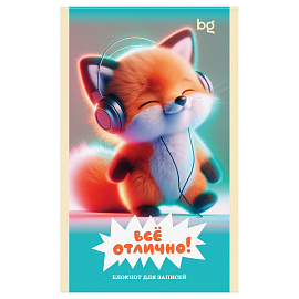 Блокнот А6 32л., на скрепке BG "Милые пушистики