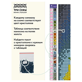 Алмазная мозаика ТРИ СОВЫ "Взгляд охотника", 30*40см, холст на деревянном подрамнике, картонная коробка с пластиковой ручкой