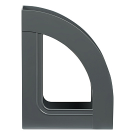 Лоток для бумаг вертикальный СТАММ "Респект", серый, ширина 70мм фото Лоток для бумаг вертикальный СТАММ "Респект", серый, ширина 70мм