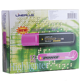 Текстовыделитель Line Plus "HI-700C" розовый, 1-5мм фото Текстовыделитель Line Plus "HI-700C" розовый, 1-5мм