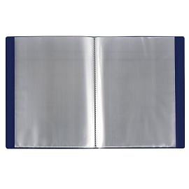 Папка 100 вкладышей STAFF, синяя, 0,7 мм, 225712