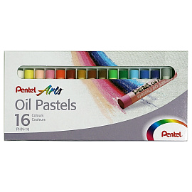 Пастель масляная Pentel Arts круглая 16 цветов