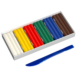 Пластилин восковой Гамма Пчелка 6 цветов 90 г фото Пластилин восковой Гамма Пчелка 6 цветов 90 г