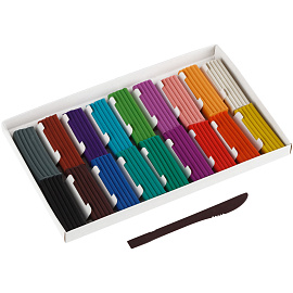 Пластилин Мульти-Пульти "Чебурашка", 18 цветов, 270г, со стеком, картон фото Пластилин Мульти-Пульти "Чебурашка", 18 цветов, 270г, со стеком, картон