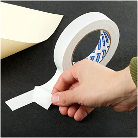 Клейкая лента двусторонняя OfficeSpace, 25мм*5м, на вспененной основе, 1мм фото Клейкая лента двусторонняя OfficeSpace, 25мм*5м, на вспененной основе, 1мм