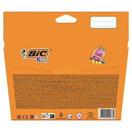 Фломастеры BIC "VISA", 18 цветов, суперсмываемые, вентилируемый колпачок, европодвес, 888681