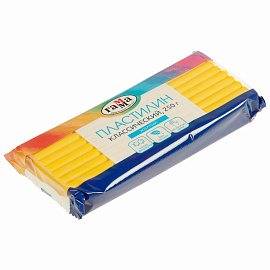 Пластилин классический ГАММА "Классический", желтый, 250 г, 274070