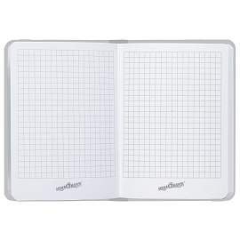 Блокнот с резинкой в клетку 96 л., МАЛЫЙ ФОРМАТ А6 (109х148 мм), твердая обложка, ЮНЛАНДИЯ, "Совушка", 113743