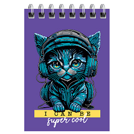 Блокнот А7 40л. на гребне BG "Забавные питомцы