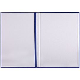 Папка адресная OfficeSpace, (без надписей), А4, бумвинил, синяя, инд. упаковка