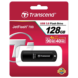 Флешка USB 3.0 128 ГБ Transcend JetFlash 700 (TS128GJF700)