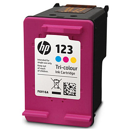 Картридж струйный HP 123 F6V16AE цветной оригинальный