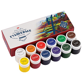 Гуашь Художественная Мастер-класс 12 цветов по 40 мл