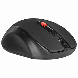 Мышь беспроводная DEFENDER Ultra MM-315, USB, 5 кнопок + 1 колесо-кнопка, оптическая, черная, 52315 фото Мышь беспроводная DEFENDER Ultra MM-315, USB, 5 кнопок + 1 колесо-кнопка, оптическая, черная, 52315