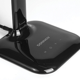 Настольная лампа / светильник SONNEN BR-888, на подставке, светодиодный, 8 Вт, черный, 236665