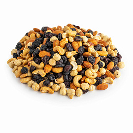 Смесь жареных орехов и изюма, СЕМУШКА, 1 кг фото Смесь жареных орехов и изюма, СЕМУШКА, 1 кг