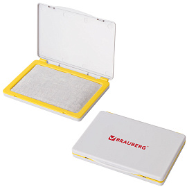 Штемпельная подушка BRAUBERG, 120х90 мм (рабочая поверхность 105х65 мм), неокрашенная, 236870 фото Штемпельная подушка BRAUBERG, 120х90 мм (рабочая поверхность 105х65 мм), неокрашенная, 236870